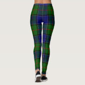 Colquhoun tartan blauw groen leggings (Achterkant)