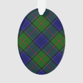 Colquhoun tartan blauw groen ornament (achterkant)
