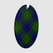 Colquhoun tartan blauw groen ornament (voorkant)