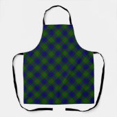 Colquhoun tartan blauw groen schort (Voorkant)