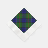Colquhoun tartan blauw groen servetten (Hoek)