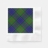 Colquhoun tartan blauw groen servetten (Voorkant)