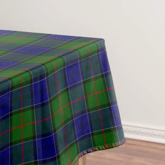 Colquhoun tartan blauw groen tafelkleed (Voorbeeld)