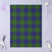Colquhoun tartan blauw groen tissuepapier (Craft)