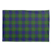 Colquhoun tartan blauw groene ruit kussensloop (Achterkant-Links)