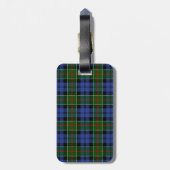 Colquhoun Tartan Pattern Bagagelabel (Achterkant verticaal)
