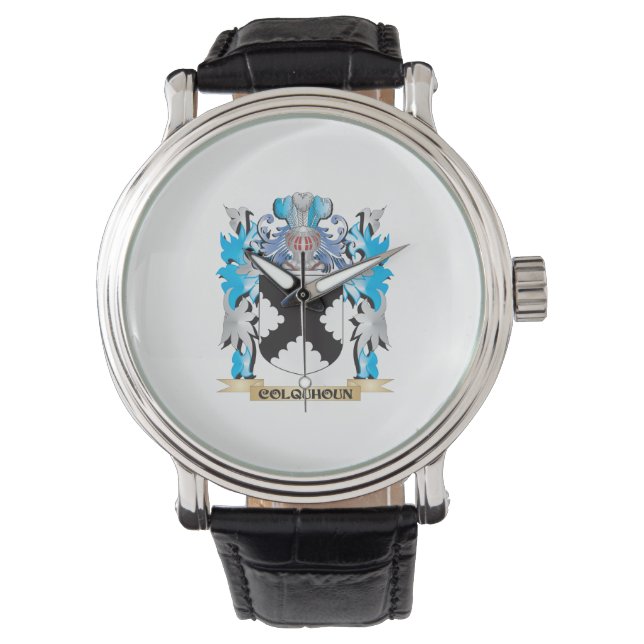 Colquhoun Wapen - Familie Crest Horloge (Voorkant)