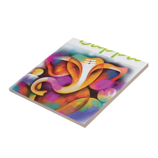 colr-ganpati2 tegeltje (Zijkant)