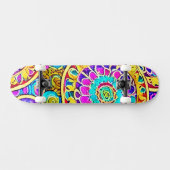 Colrful Mandalas Hippie Persoonlijk Skateboard (Horizontaal)