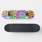 Colrful Mandalas Hippie Persoonlijk Skateboard (Horizontaal)