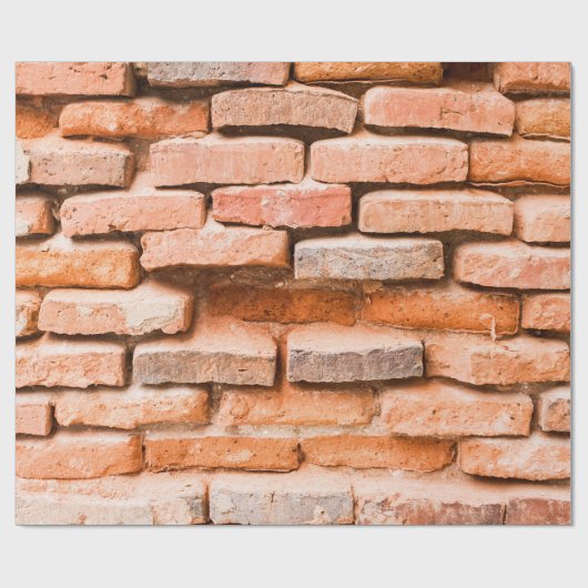 Colse up old brick wall background and texture ag. cadeaupapier (Vlak)