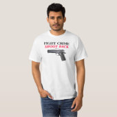 COLT 1911 STRIJD CRIME T-SHIRT (Voorkant volledig)