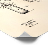 Colt.45 1911 Patent Art - Old Peper Poster (Hoek)