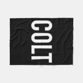 Colt - Cool New Funny Name Fan Gift Tee  Fleece Deken (Voorkant (Horizontaal))