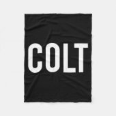 Colt - Cool New Funny Name Fan Gift Tee  Fleece Deken (Voorkant)