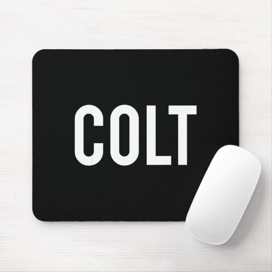 Colt - Cool New Funny Name Fan Gift Tee  Muismat (Met muis)
