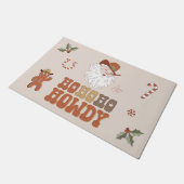 COLT Ho Ho Ho Howdy Cowboy Kerstmis Deurmat (Schuin)