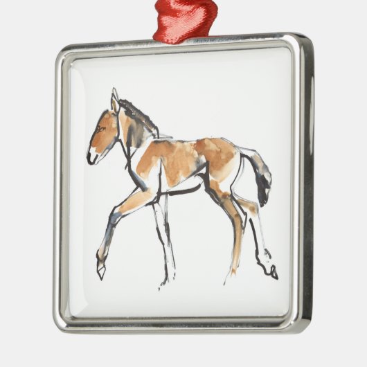 Colt Metalen Ornament (Links)