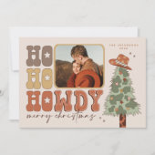 COLT Retro Bohemian Westerne Cowboy-kerstkaart Kaart (Voorkant)