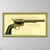 Colt Revolver ~ 1878 ~  Adverteren Poster (Voorkant)