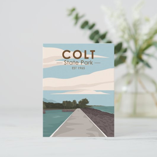 Colt State Park Rhode Island  Briefkaart (Staand voorkant)