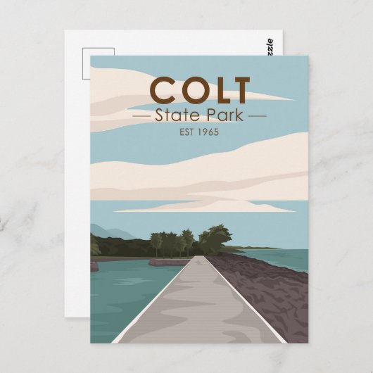 Colt State Park Rhode Island  Briefkaart (Voorkant / Achterkant)