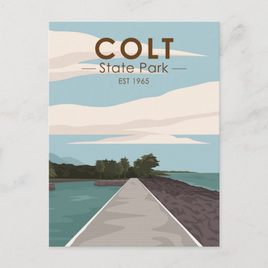 Colt State Park Rhode Island  Briefkaart (Voorkant)