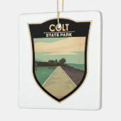 Colt State Park Rhode Island  Keramisch Ornament (Links)