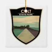 Colt State Park Rhode Island  Keramisch Ornament (Achterkant)
