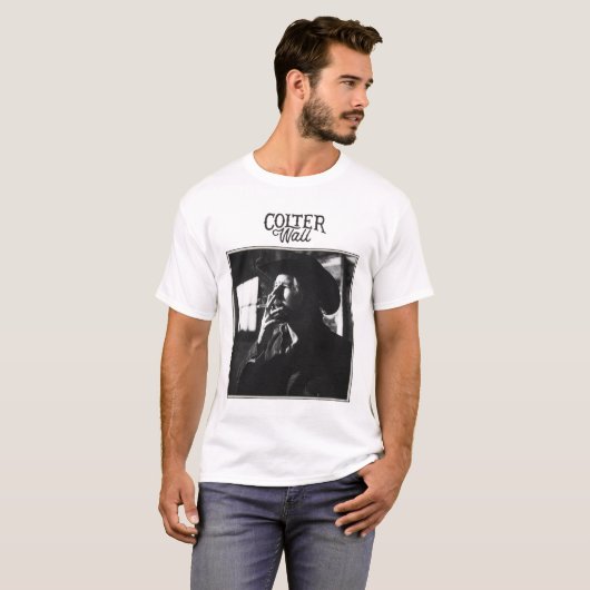 Colter Wall Singer Songwriter Deep Baritone Compos T-shirt (Voorkant volledig)