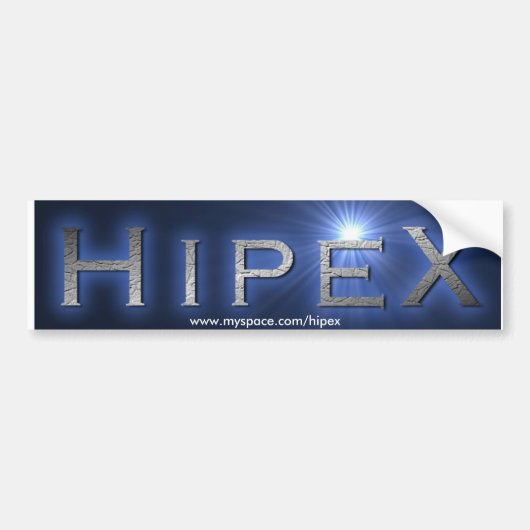 Coltext96701935, www.myspace.com/hipex bumpersticker (Voorkant)
