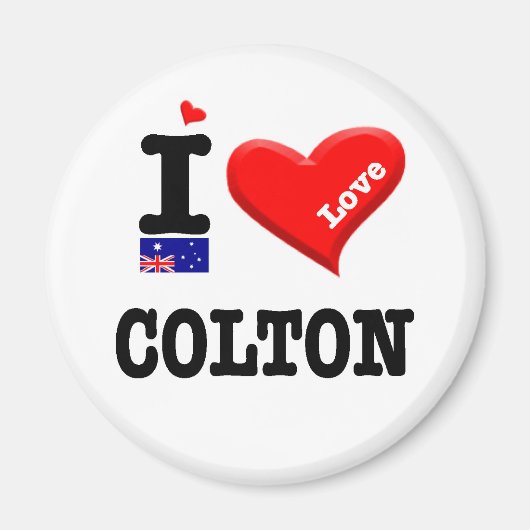 COLTON - I Love Magneet (Voorkant)
