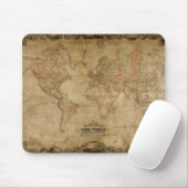 Colton's Antiek kaart Mousepad Muismat (Met muis)