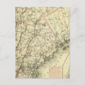 Colton's Driving and Wheeling Map of the US 2 Briefkaart (Voorkant)