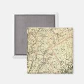 Colton's Driving and Wheeling Map of the US 2 Magneet (Voorkant / Achterkant)