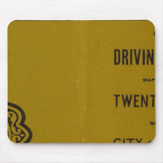 Colton's Driving and Wheeling Map of the US 3 Muismat (Voorkant)