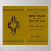 Colton's Driving and Wheeling Map of the US 3 Poster (Voorkant)