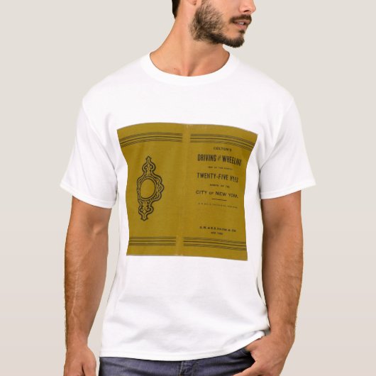 Colton's Driving and Wheeling Map of the US 3 T-shirt (Voorkant)