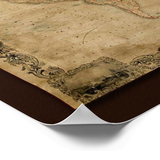 COLTONS Old World Map c1847 Poster (Hoek)