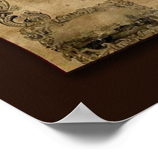 COLTONS Old World Map (c 1847) Art Poster (Hoek)