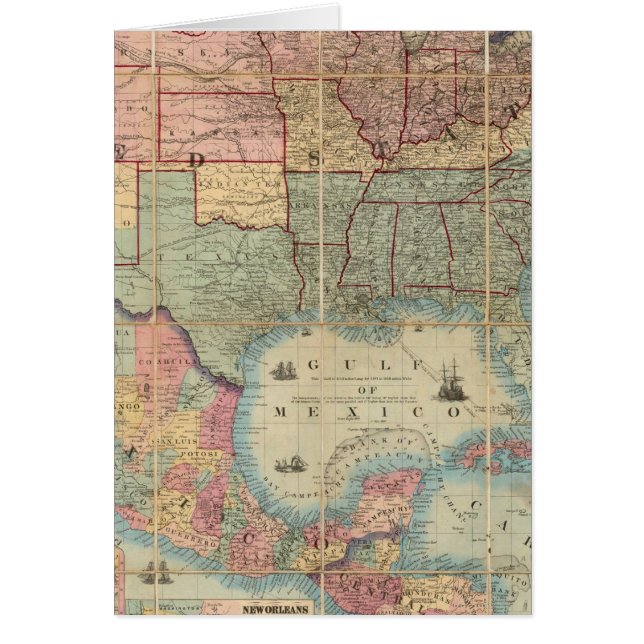 Colton's Railroad And Military Map (Voorkant)