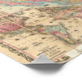 Colton's Railroad And Military Map Poster (Hoek)