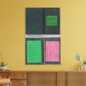 Colton's Railroadand County Map, Verenigde Staten Canvas Afdruk (Insitu (Woonkamer))