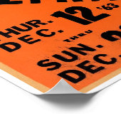 Coltrane Live Jazz Vintage Poster (Hoek)