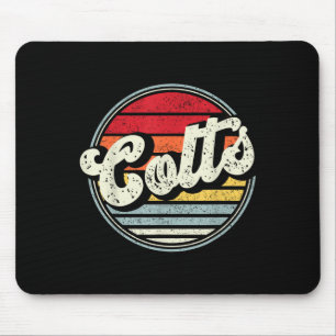 Colts Naam Retro Gift Mannen Vrouwen Boy Girl Muismat