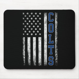 Colts Retro Mannen Vrouwen Jongen Meisje Muismat