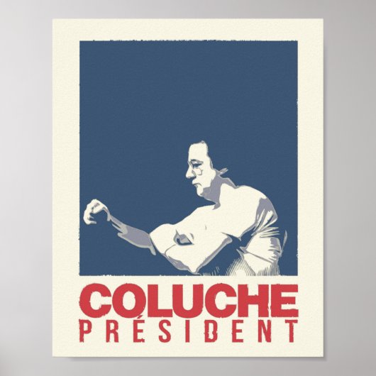 Coluche Président Poster (Voorkant)