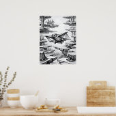 Colugo Air Glide Suspension Kunst Poster (Keuken)