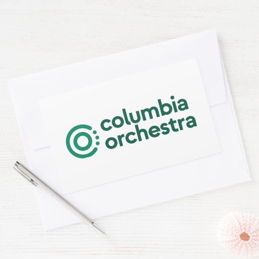 Colum Rechthoekige Sticker (Envelop)