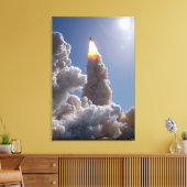 Columbia 180 Draai en brand foto Canvas Afdruk (Insitu (Woonkamer))